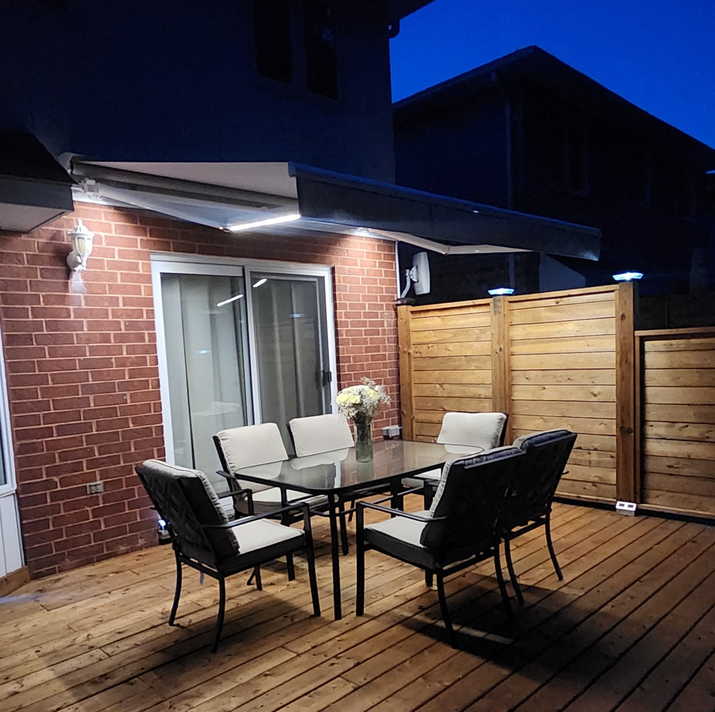 Lumina LED Semi Cassette Awning